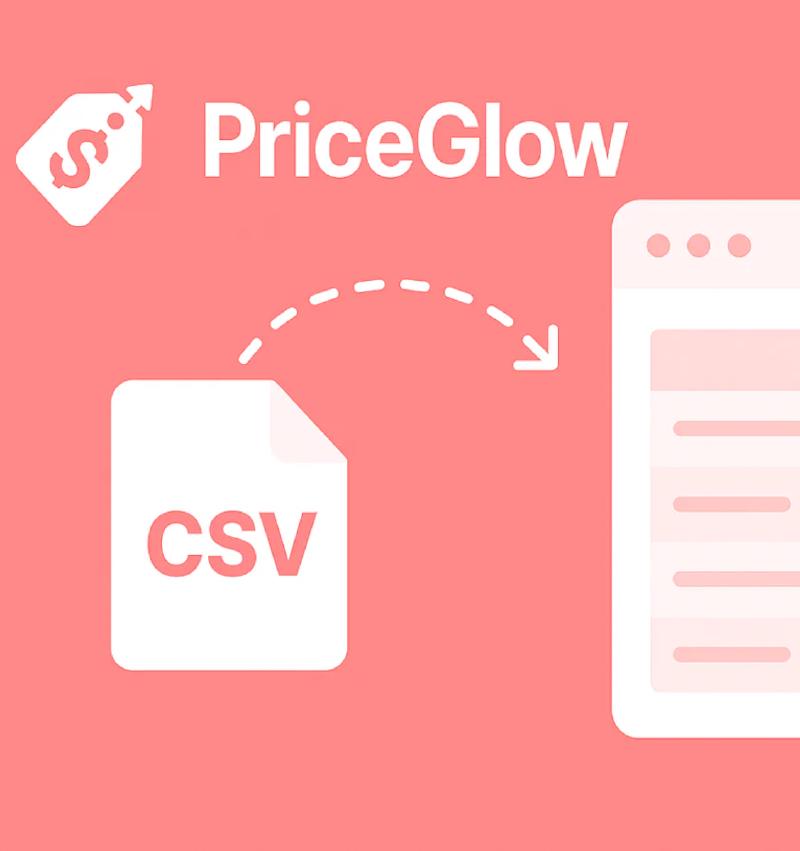 PriceGlow: Bulk Price Editor for Shopify, Shopify app screenshot by Victoria Garland Creative